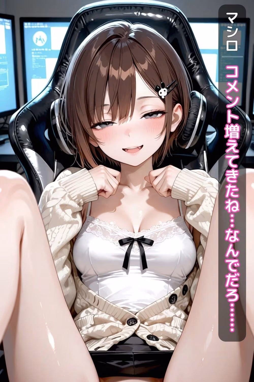 綾瀬真白のV配信で公開するね（3話パック）【地下アイドル】【枕営業】【魔法のオナホ】【CDZ】