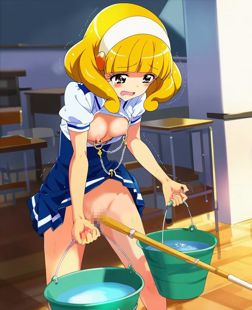 キュ〇・ピ〇ス（黄〇や〇い） 緊縛・拘束・小人化CG集