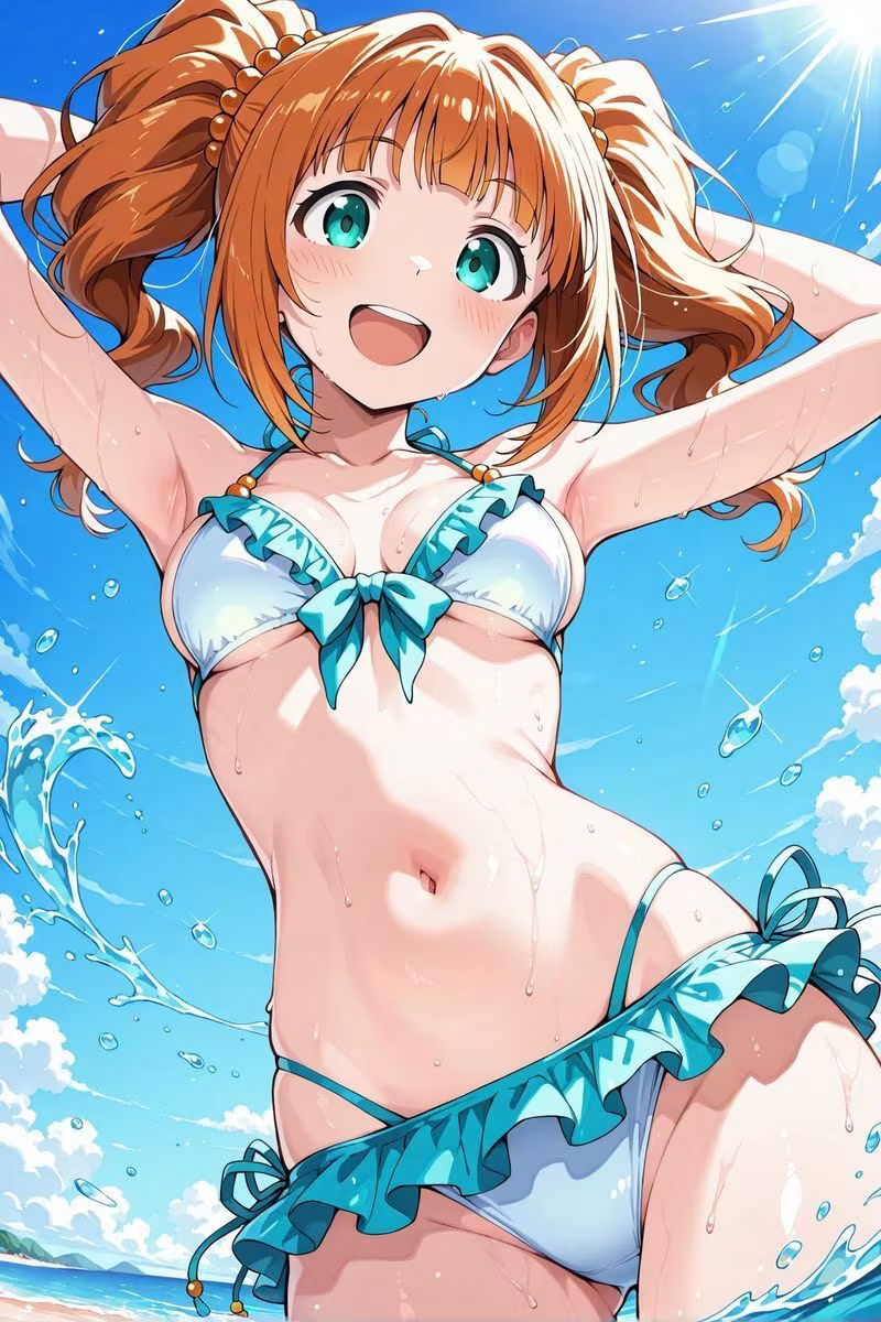 アイドル○スター5 水着に着替えたら