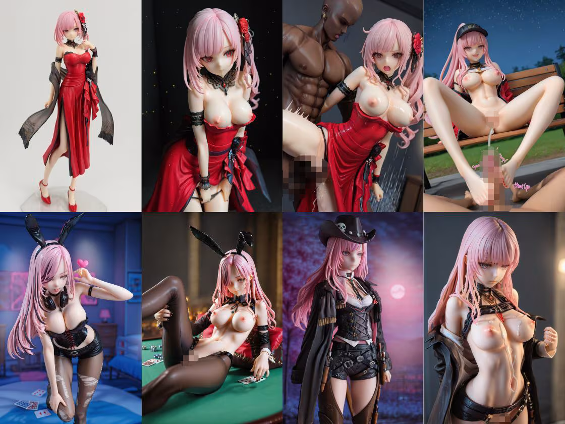 森カリ〇ペ フィギュア風イラストコレクション