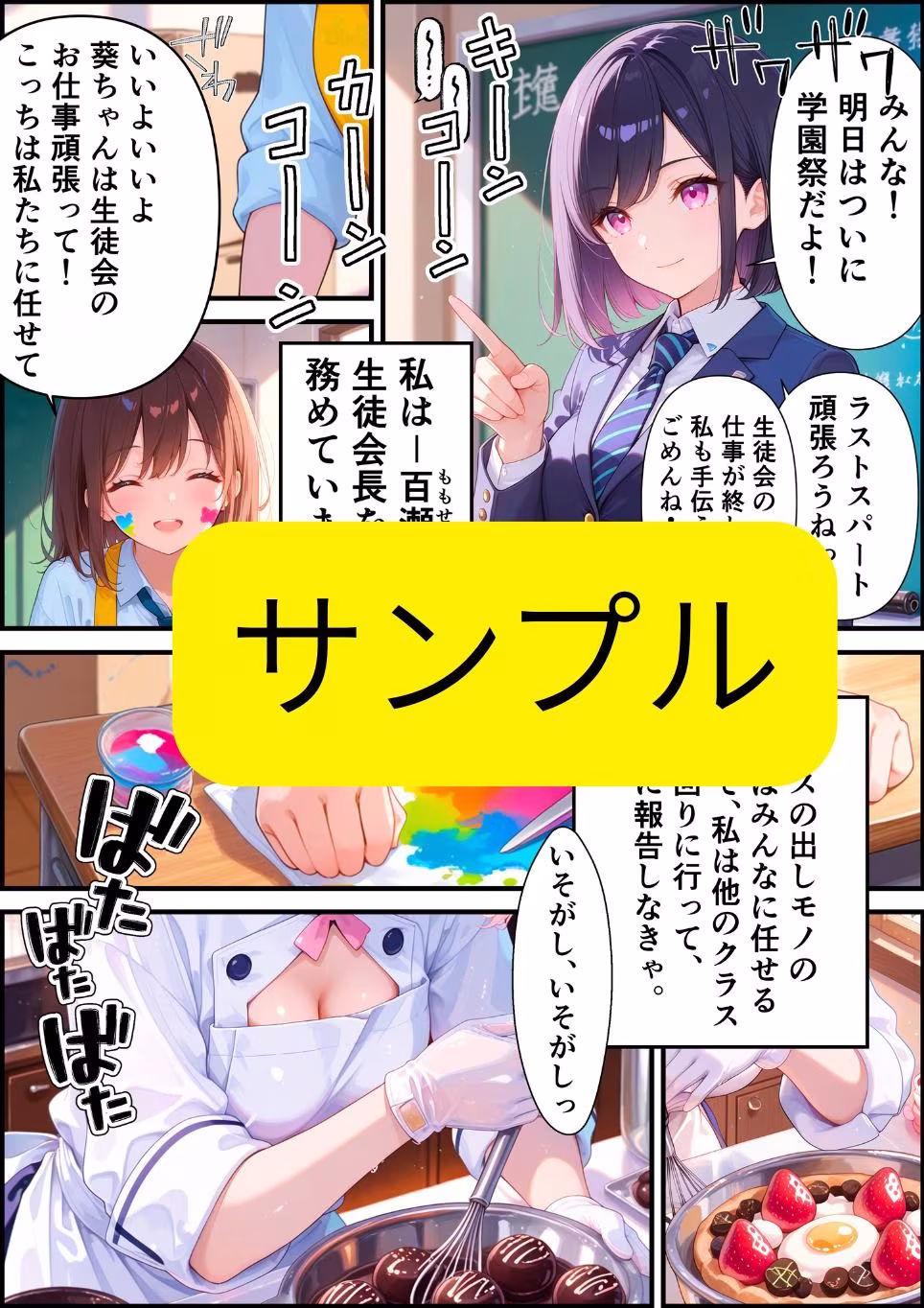 僕の生徒会長は隠れ巨乳です