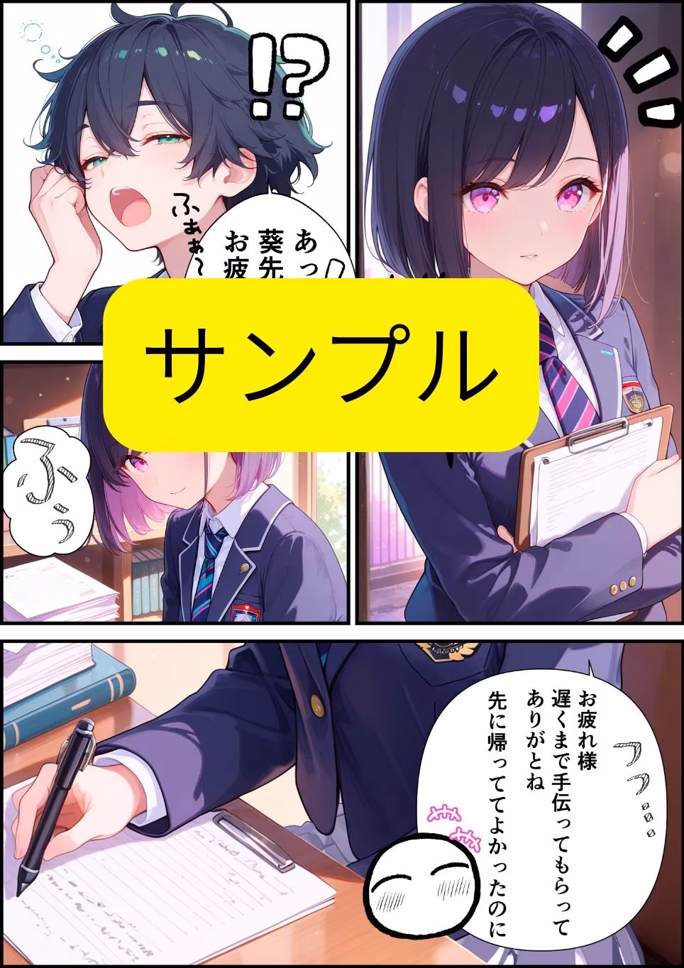 僕の生徒会長は隠れ巨乳です