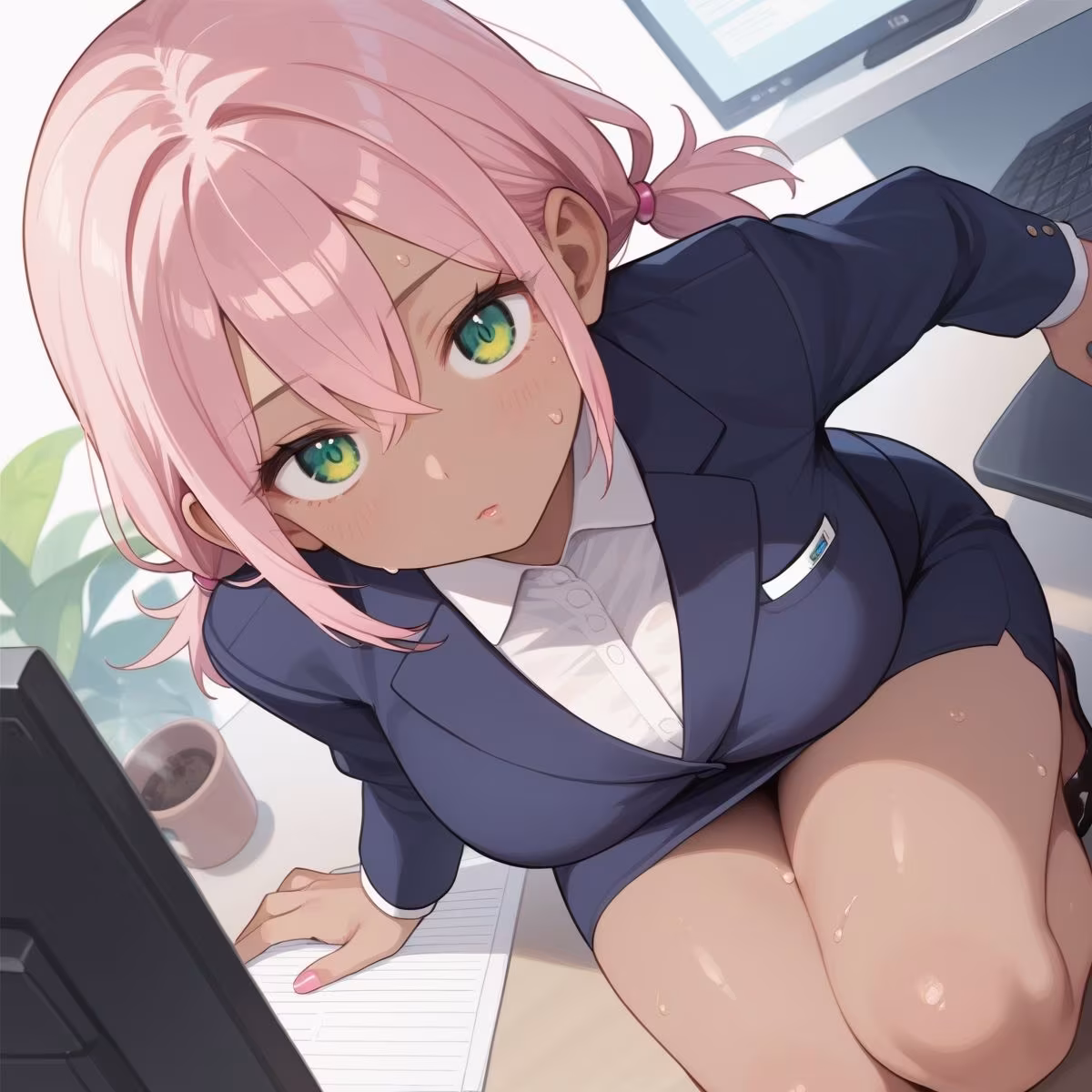 巨乳OLにヒミツのサービス残業してもらった件。〜黒ギャル編〜 Vol.2