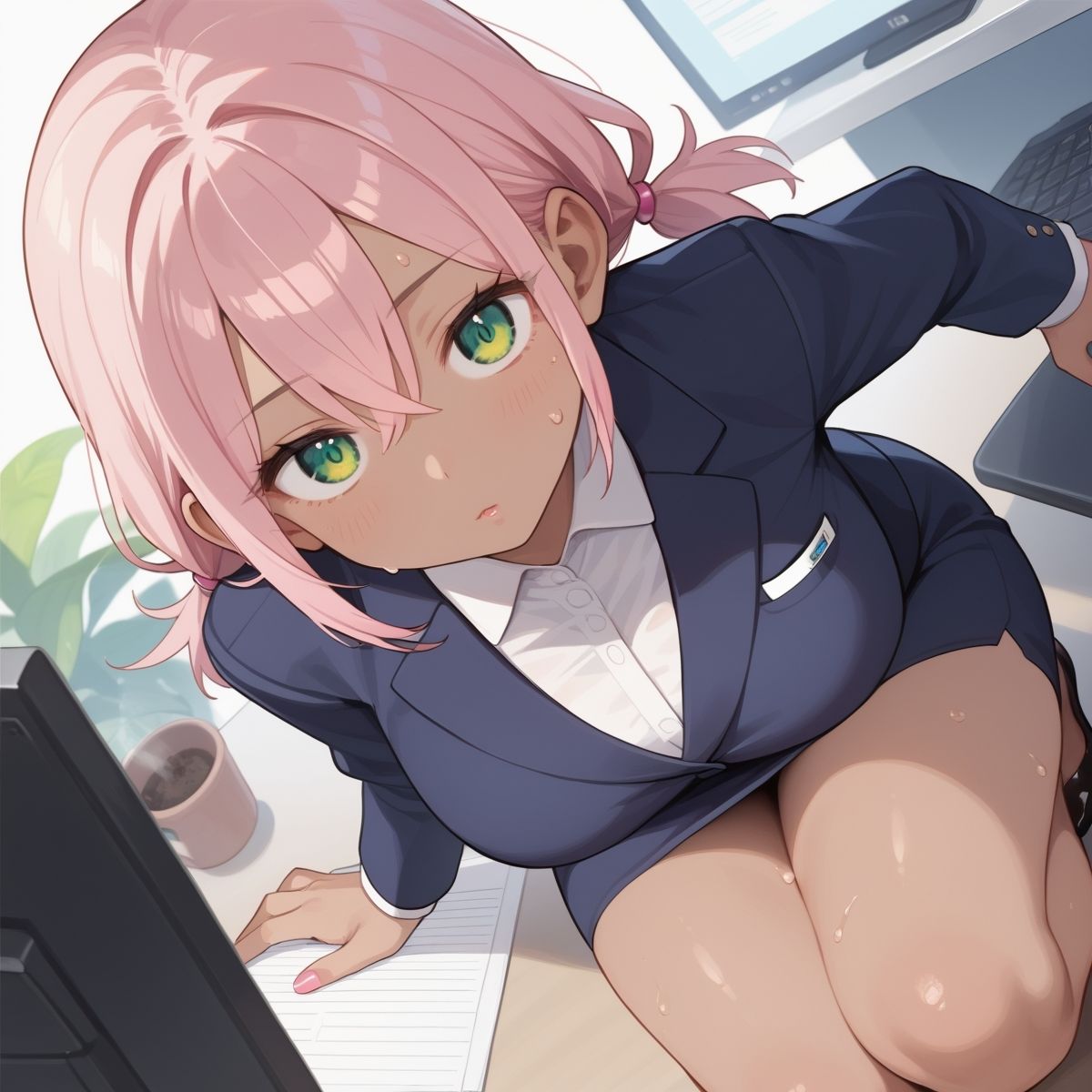 巨乳OLにヒミツのサービス残業してもらった件。〜黒ギャル編〜 Vol.2