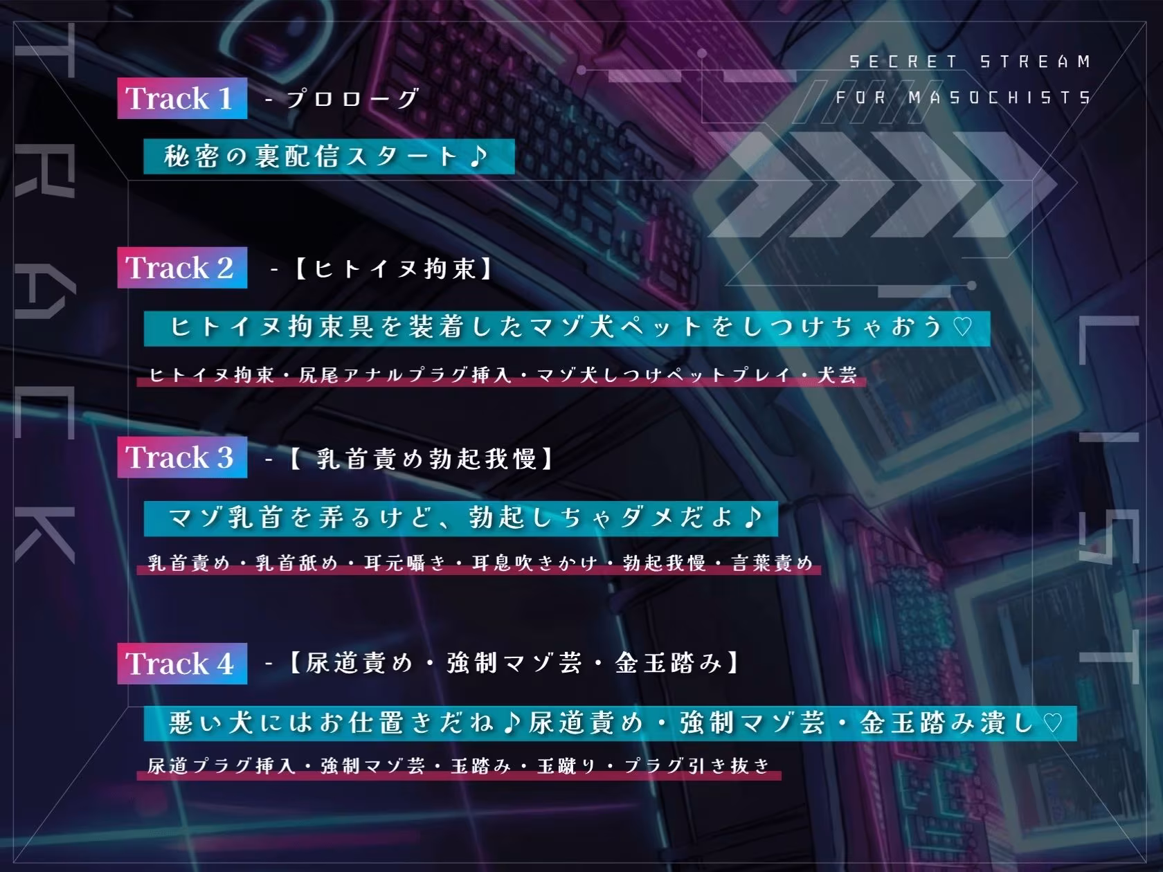 【ドM向け】裏配信 〜配信者のマゾ犬ペットになって調教ライブ配信〜