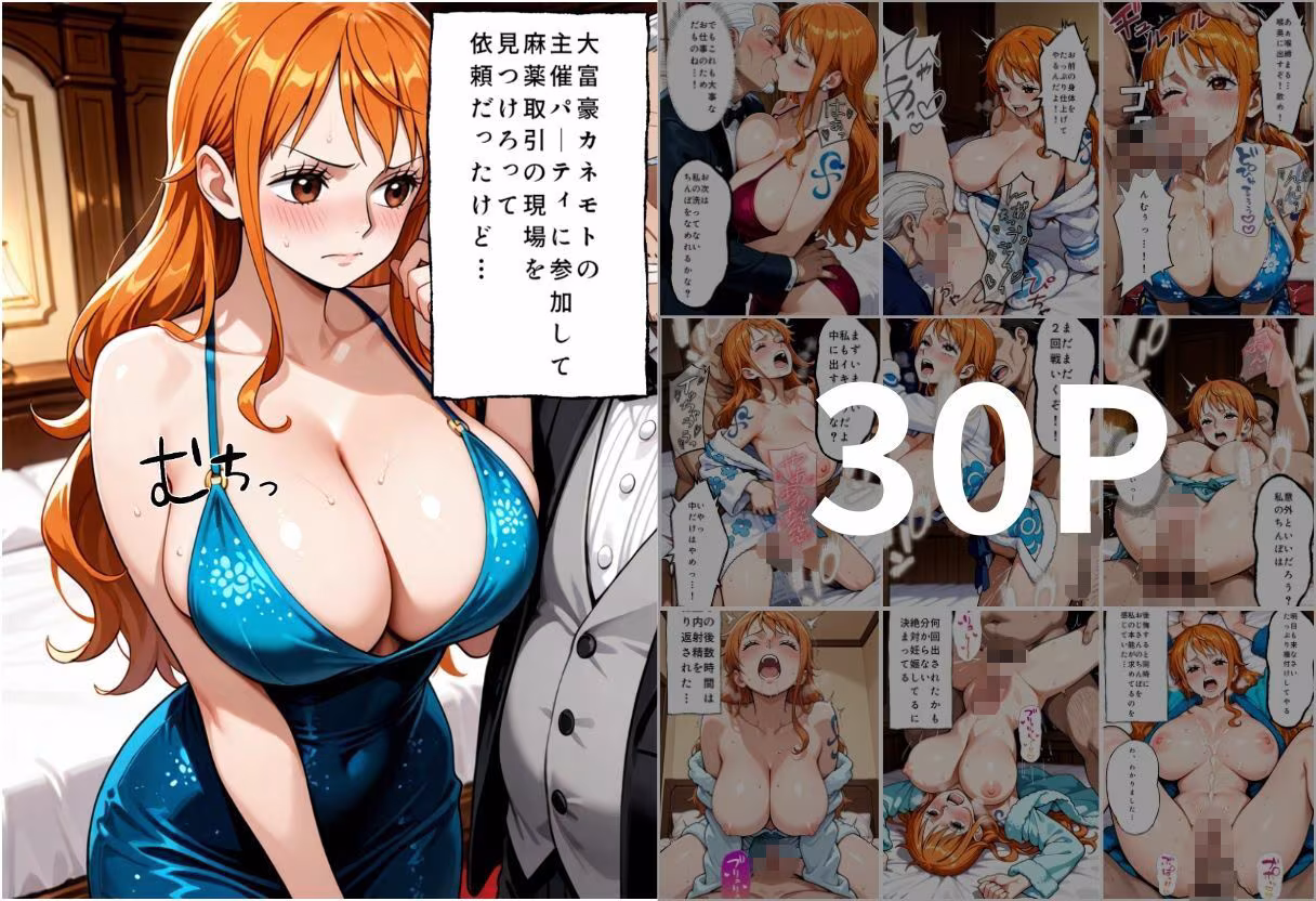 金持ちおじさんの真相を暴くはずが孕ませセックスされた話 ワンピ〇ス編