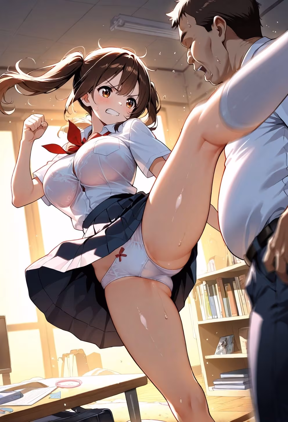 汚部屋へようこそ 巨乳ちゃんへの中出し日記
