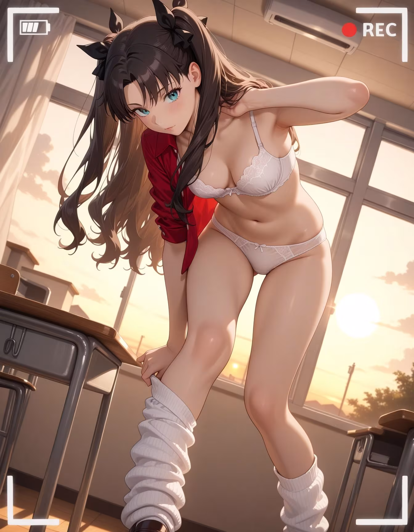 放課後の教室でキモ男に犯●れた少女