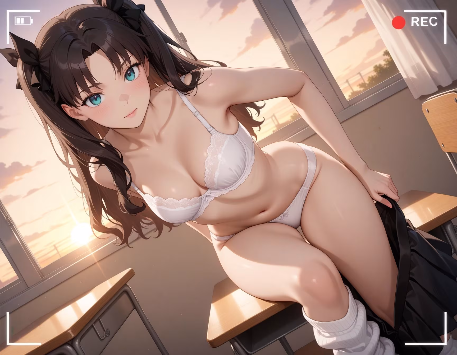 放課後の教室でキモ男に犯●れた少女