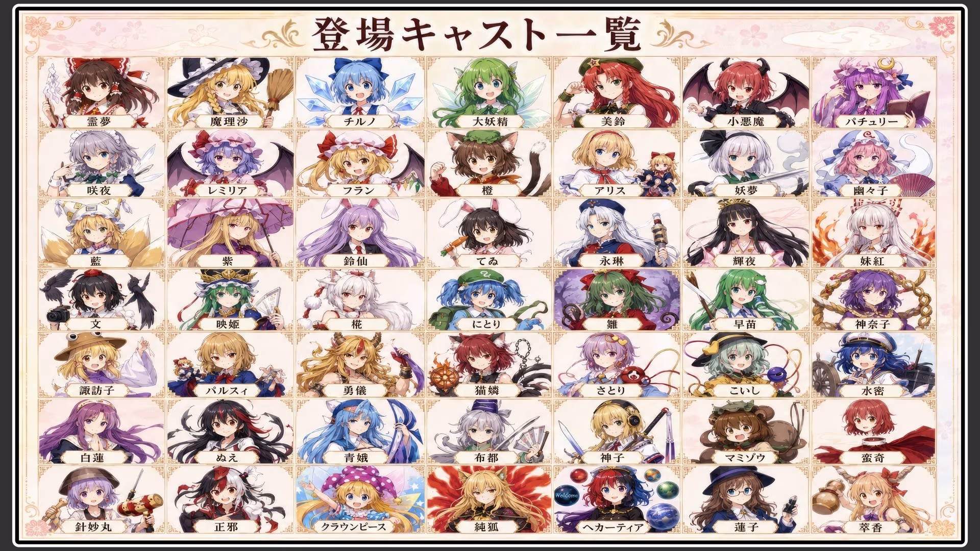 【東方幻想郷ソープランド〜50人から選ぶだけ！全キャスト奉仕の王様プレイ】