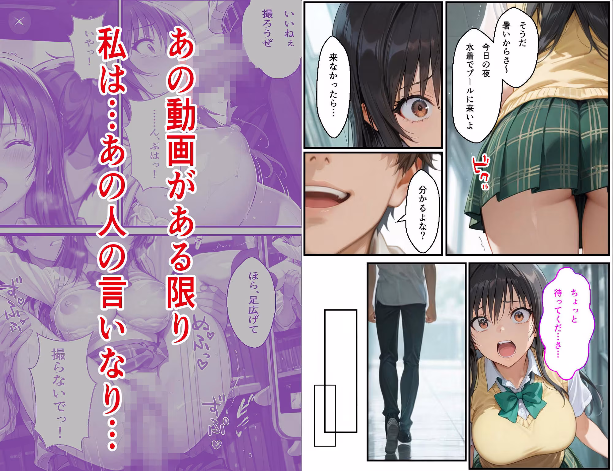 夜のプールに響くスク水少女古手〇唯の咽び泣き  断ち切れぬ絶望の連鎖4