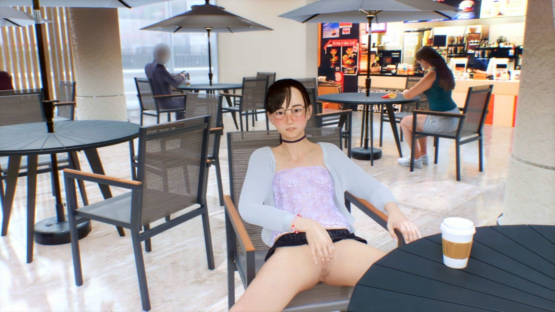 優等生ちゃん、溢れ出る性欲を露出playで解放する