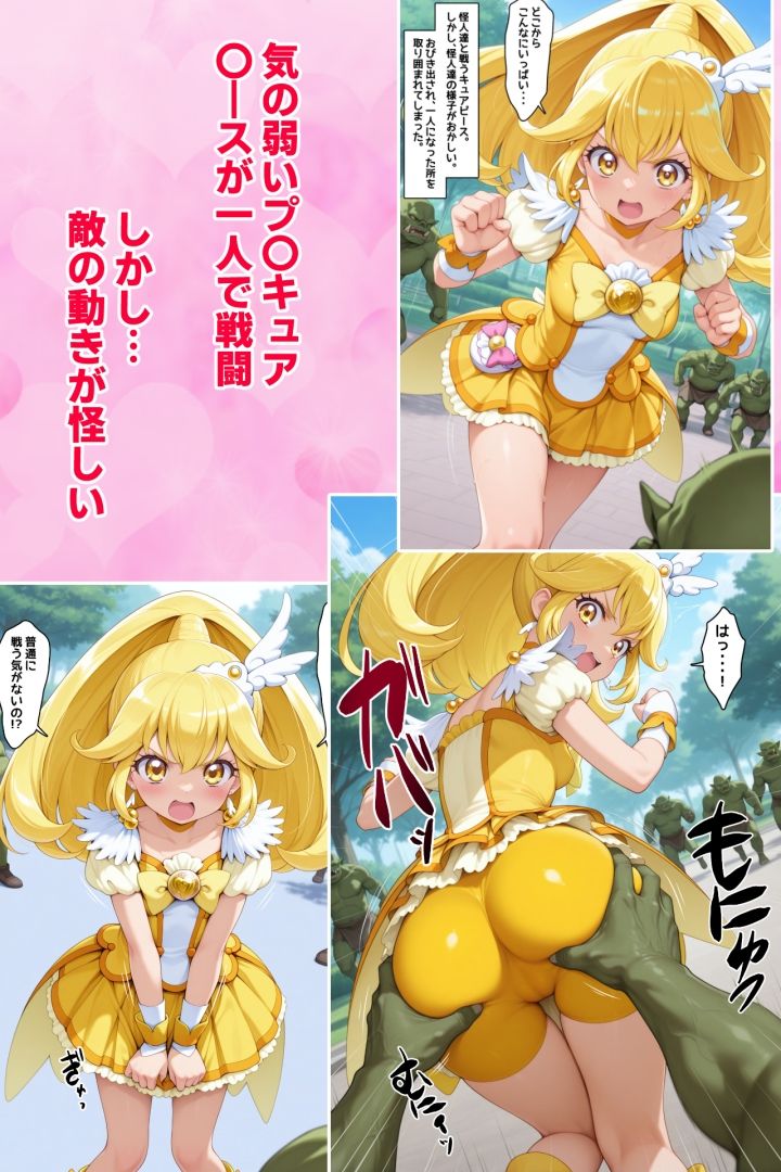 ピー〇ちゃんは敵の苗床になりました。堕ちて淫魔になってモンスターを出産しまくる変身ヒロイン