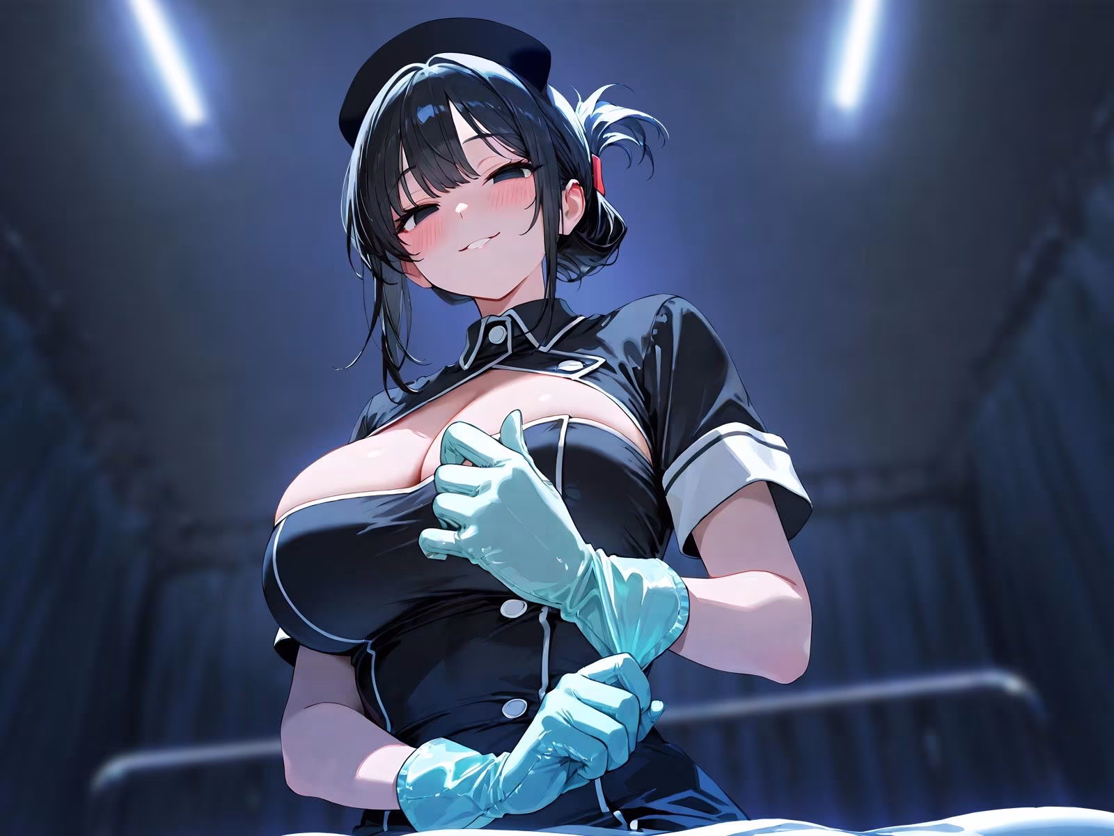 鬼畜でドSなゴム手袋ナースの眠らせてくれない巡回射精管理〜前立腺M堕ちんぽがイケない懇願射精〜