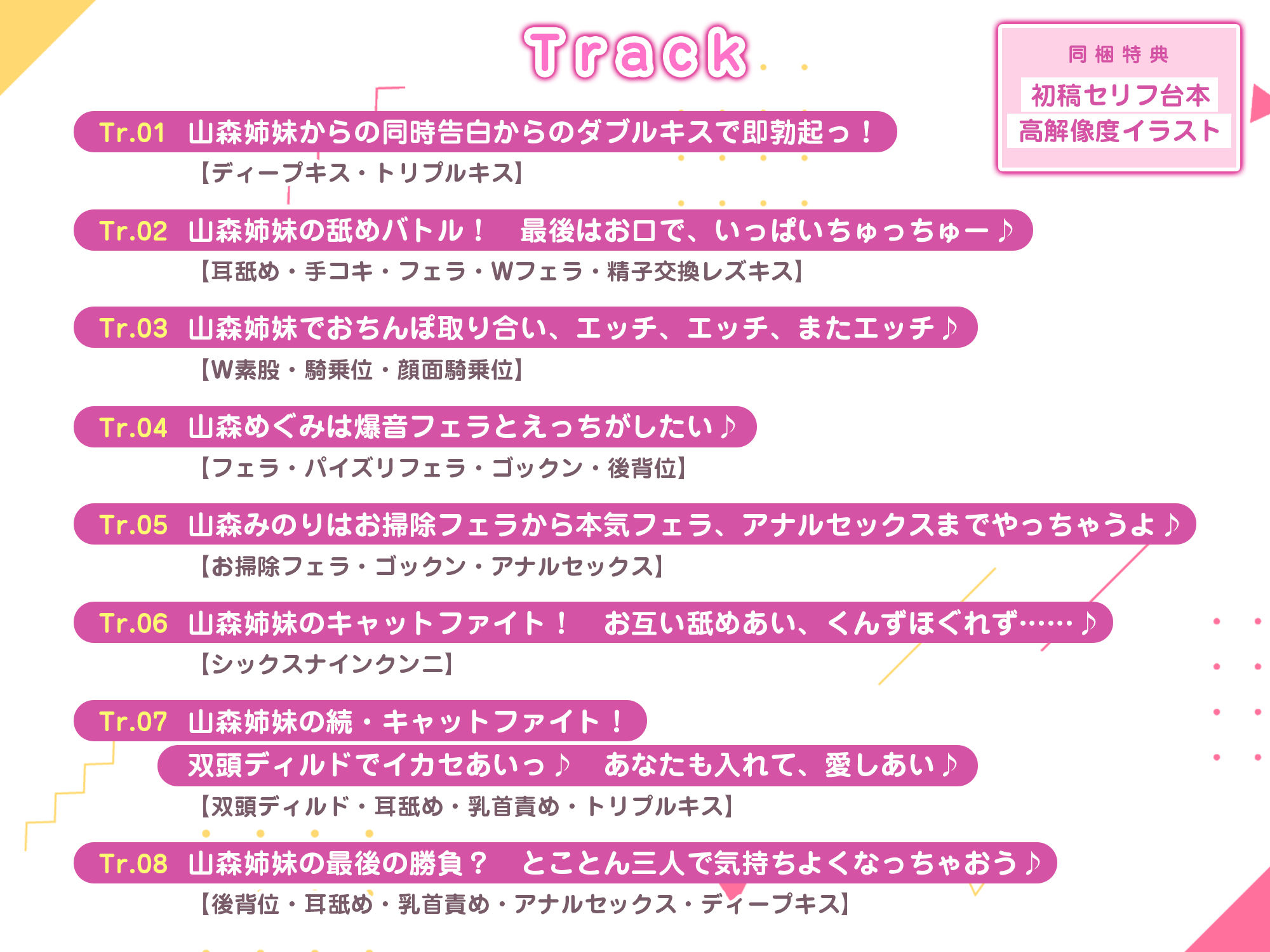 【W逆レ】双子姉妹JKのセックス合戦【完全男性受け】  〜どっちが気持ちいいか勝負したと思ったらレズセバトルに発展！？〜