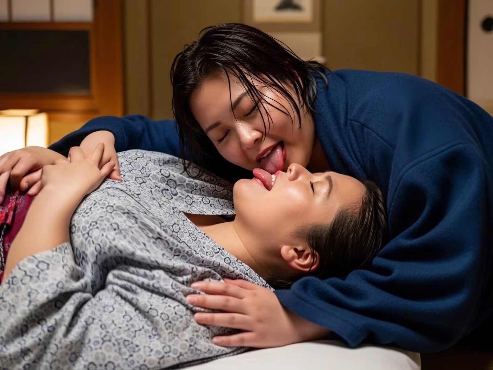 【フェチ】ぽっちゃり×ベロキス 〜密着・肉厚・接吻〜