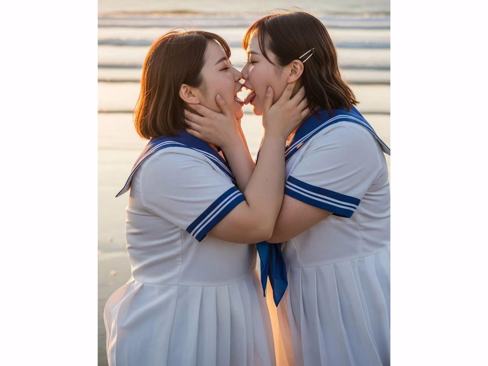 【フェチ】ぽっちゃり×ベロキス 〜密着・肉厚・接吻〜