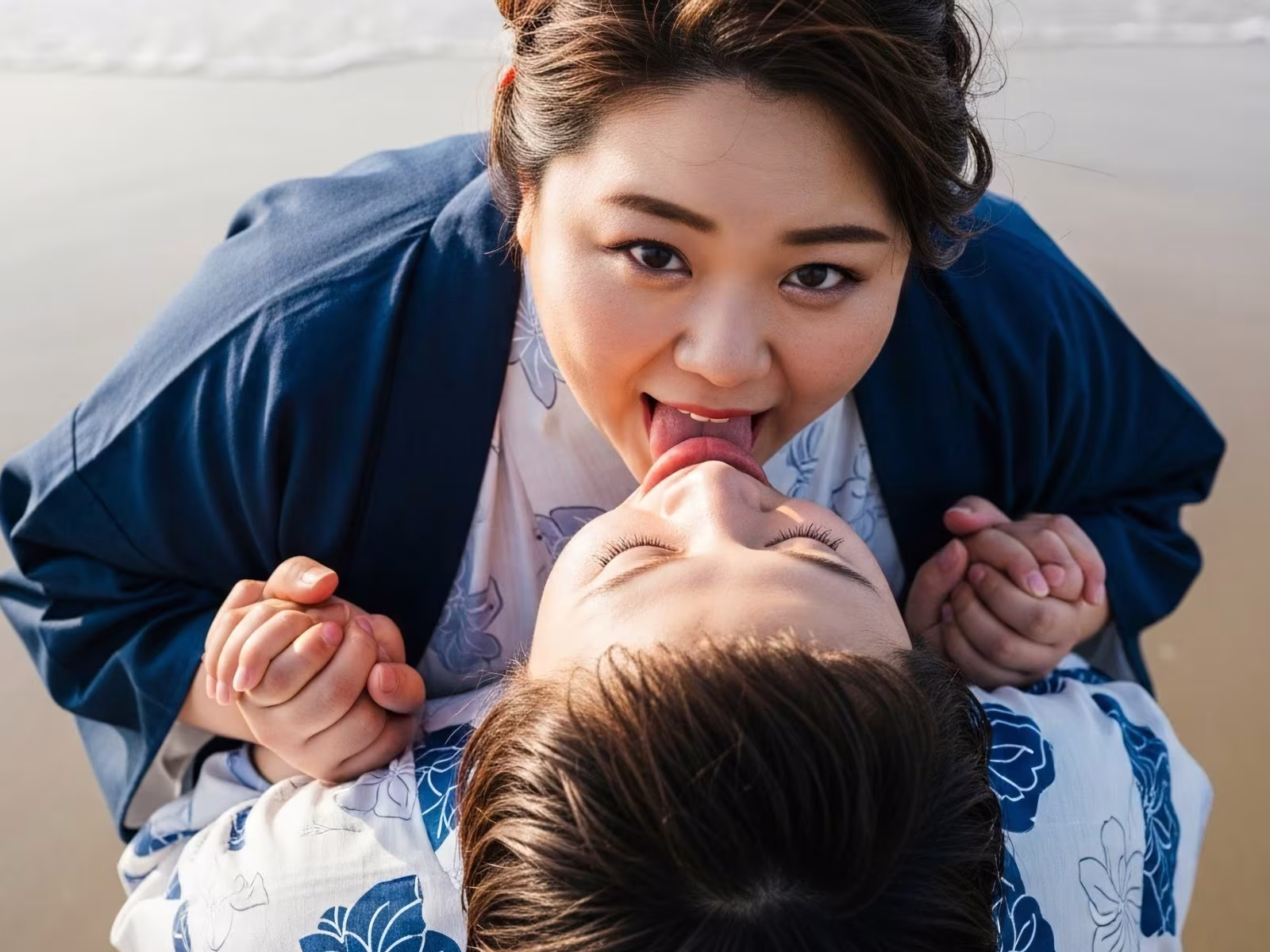 【フェチ】ぽっちゃり×ベロキス 〜密着・肉厚・接吻〜