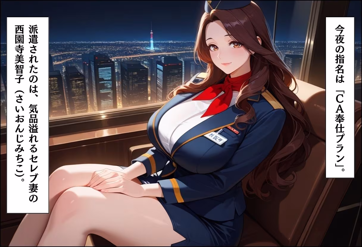 家事代行アプリで人妻をコスプレ奉仕させる話 〜熟女CA中出し編〜