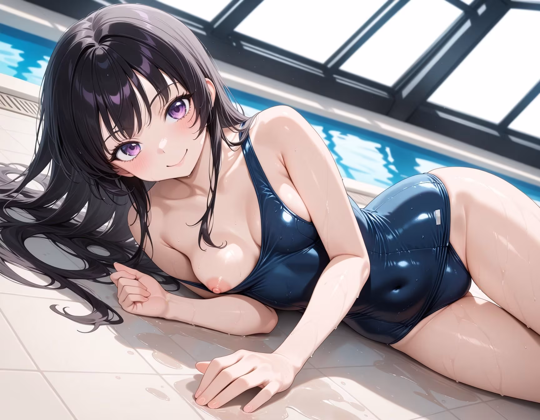 キモ男にプールで犯●れた少女