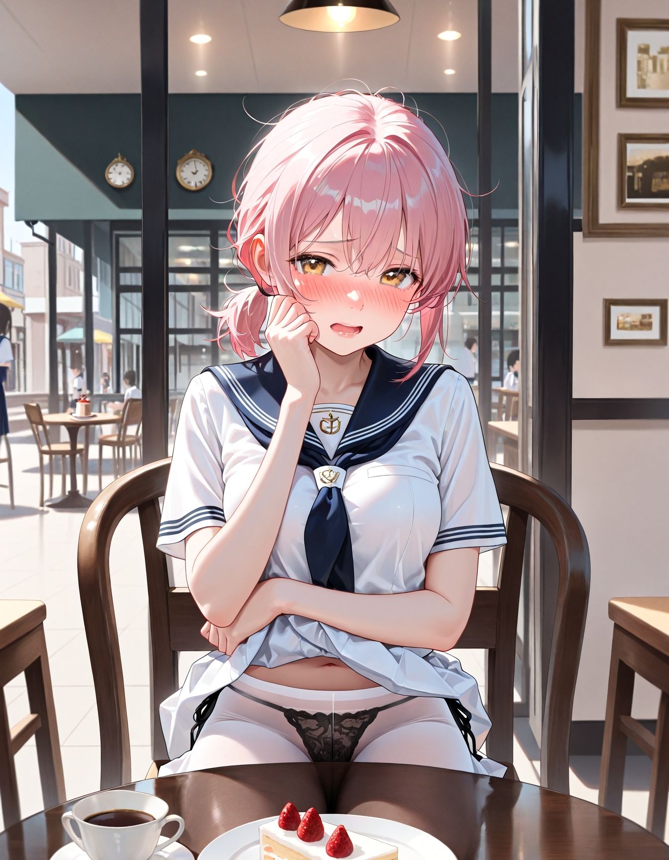 今ここでパンツ見せて 〜誰にもバレないようにね〜