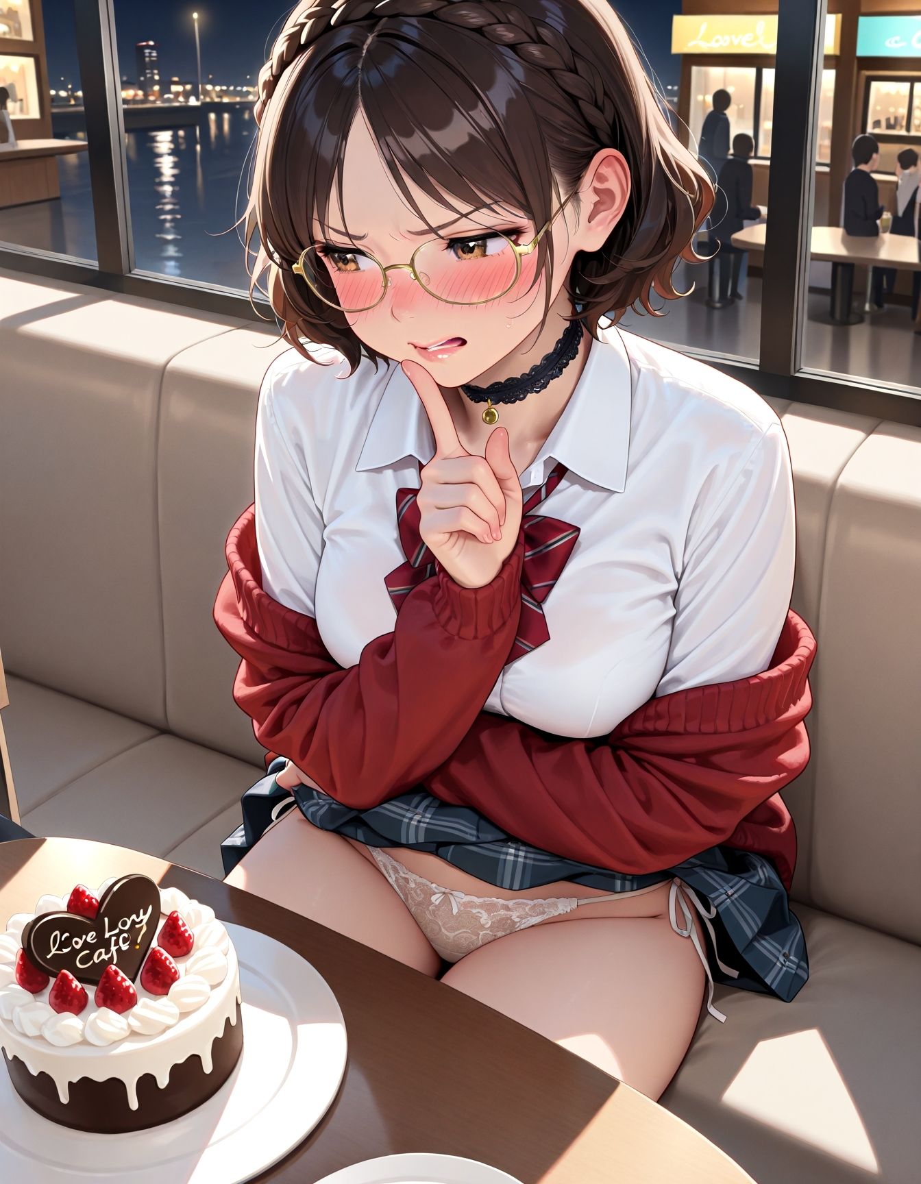 今ここでパンツ見せて 〜誰にもバレないようにね〜