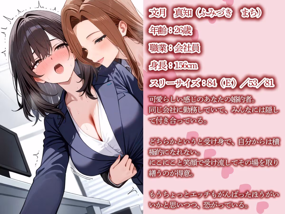 【NTR】仕事で大失態した罰として社内恋愛中の婚約者を共通の女上司に寝取られた【百合】