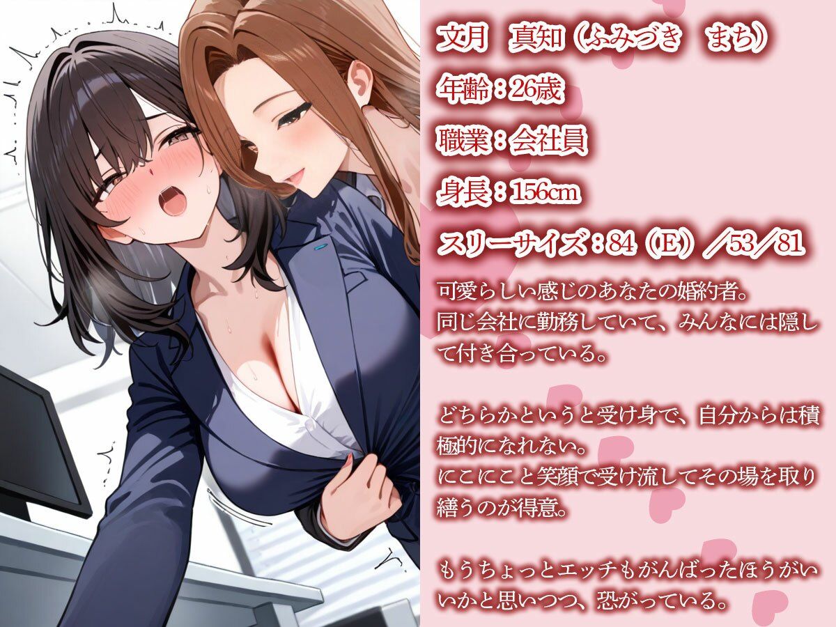 【NTR】仕事で大失態した罰として社内恋愛中の婚約者を共通の女上司に寝取られた【百合】