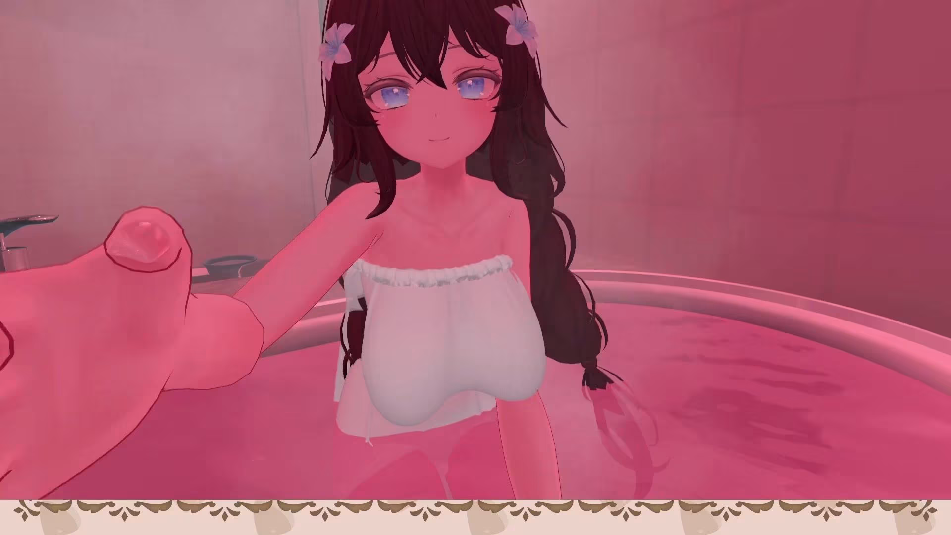 【ChilloutVR】まろんといちゃあましながらおちんぽお射精びゅっびゅ…！  井栗まろん