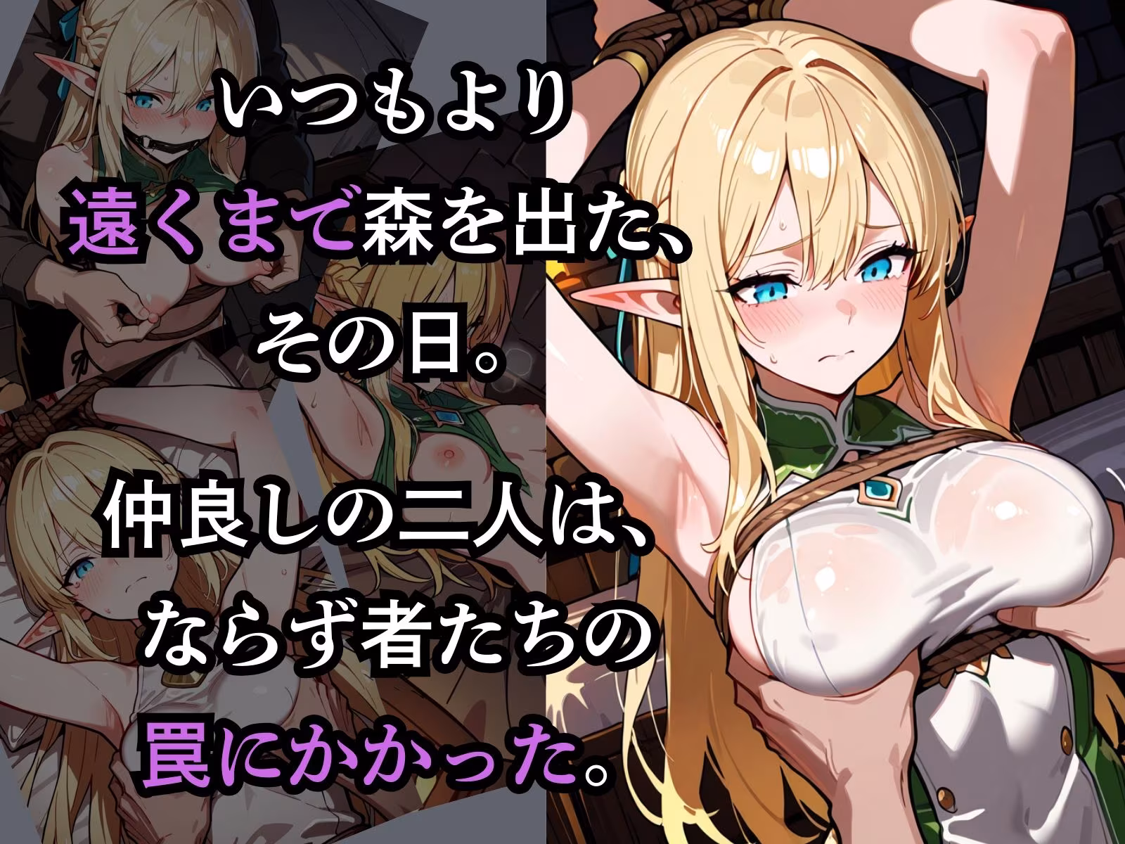 囚われたエルフ ーティアとリリー