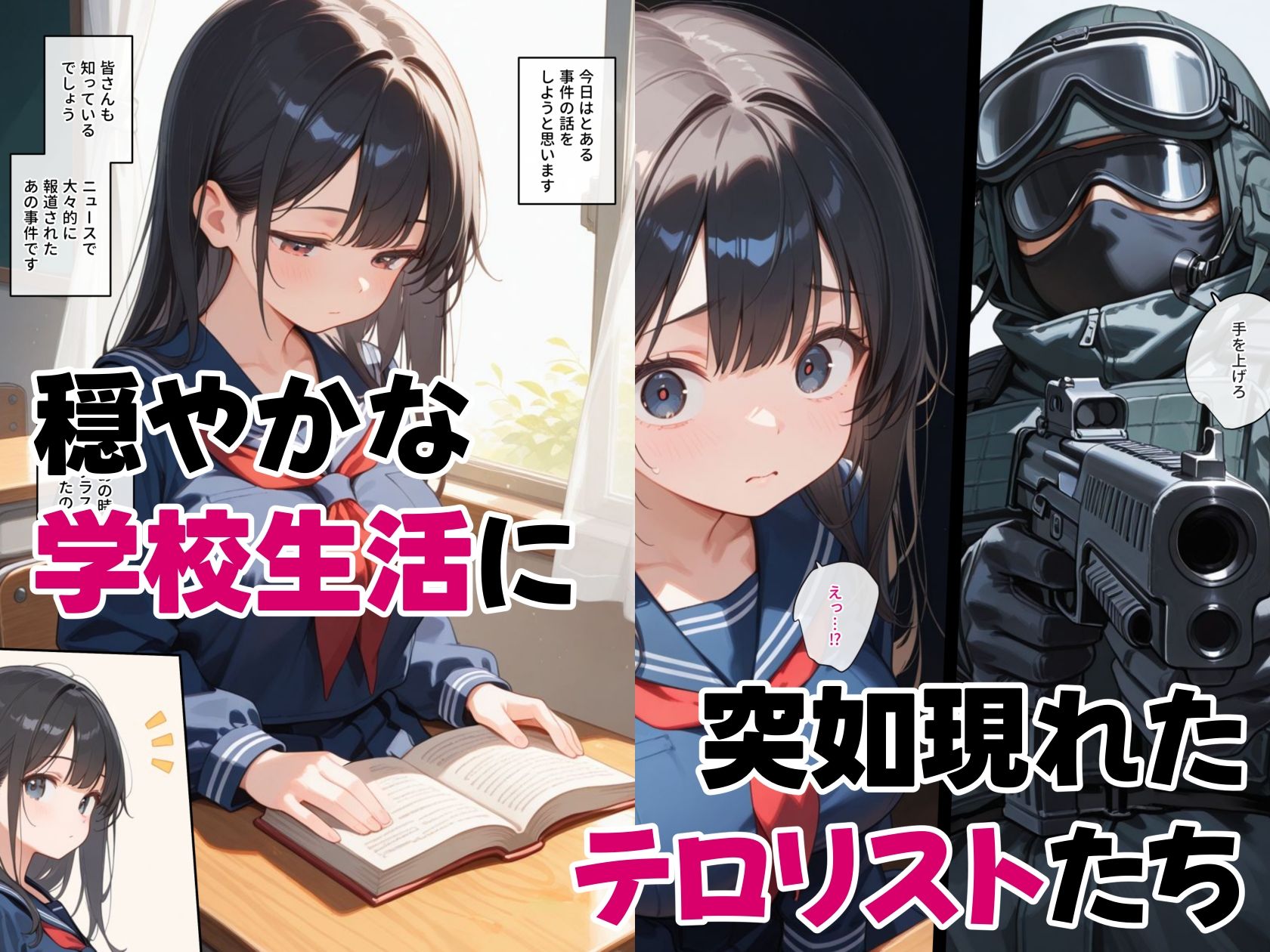 学校を占拠したテロリストがド変態だったら
