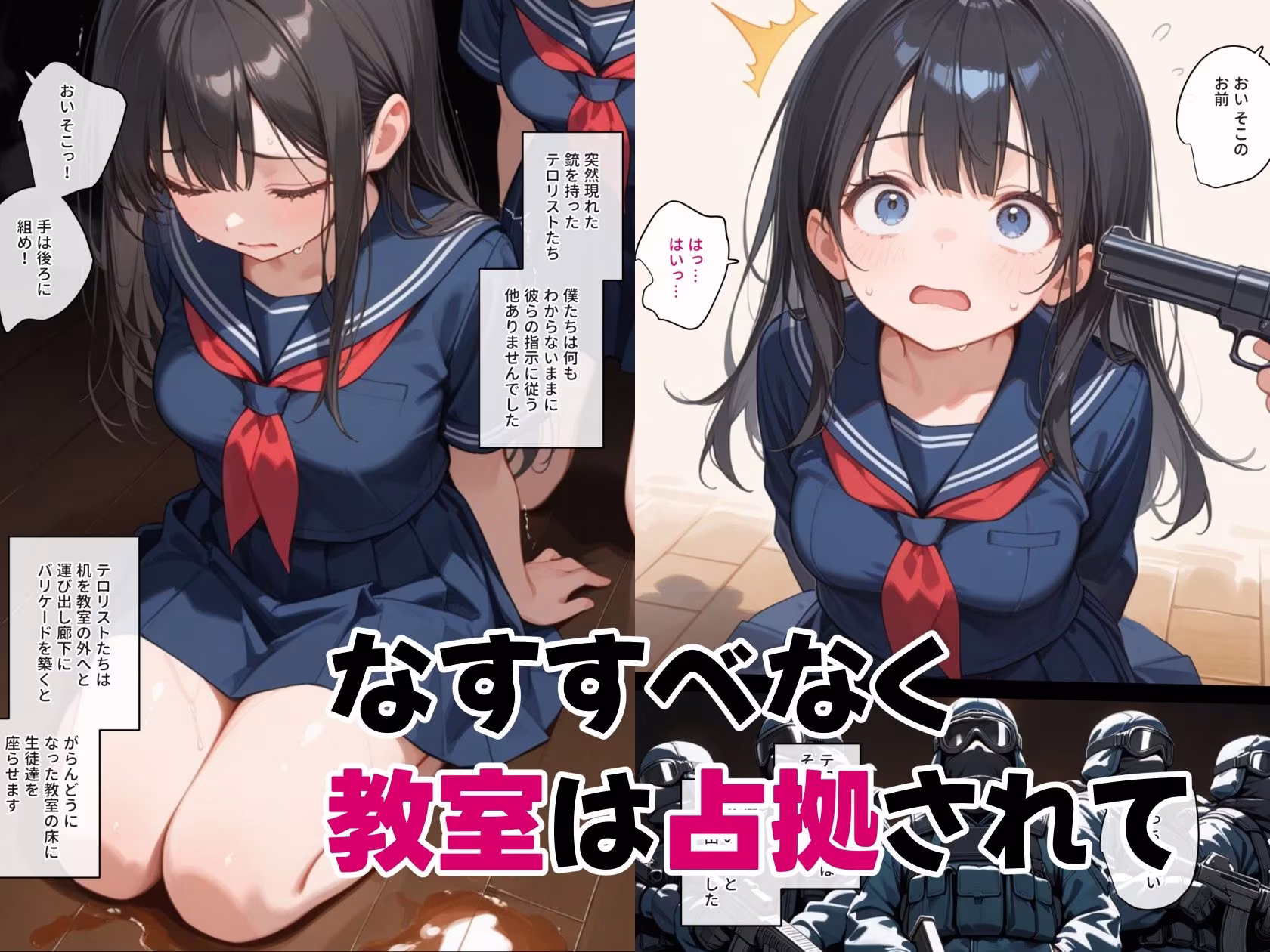 学校を占拠したテロリストがド変態だったら
