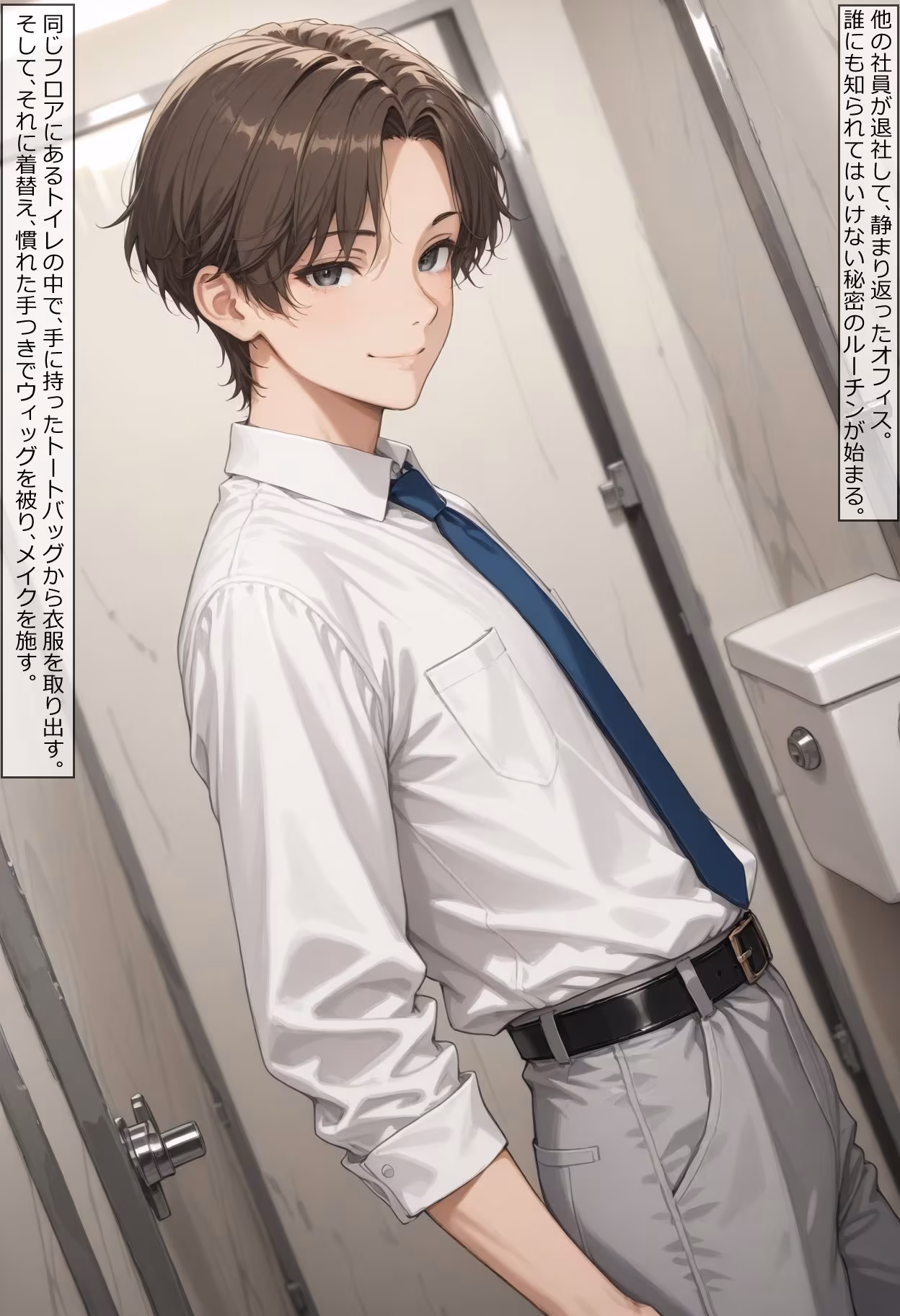 【女装】沙也加の場合01 独り遊び