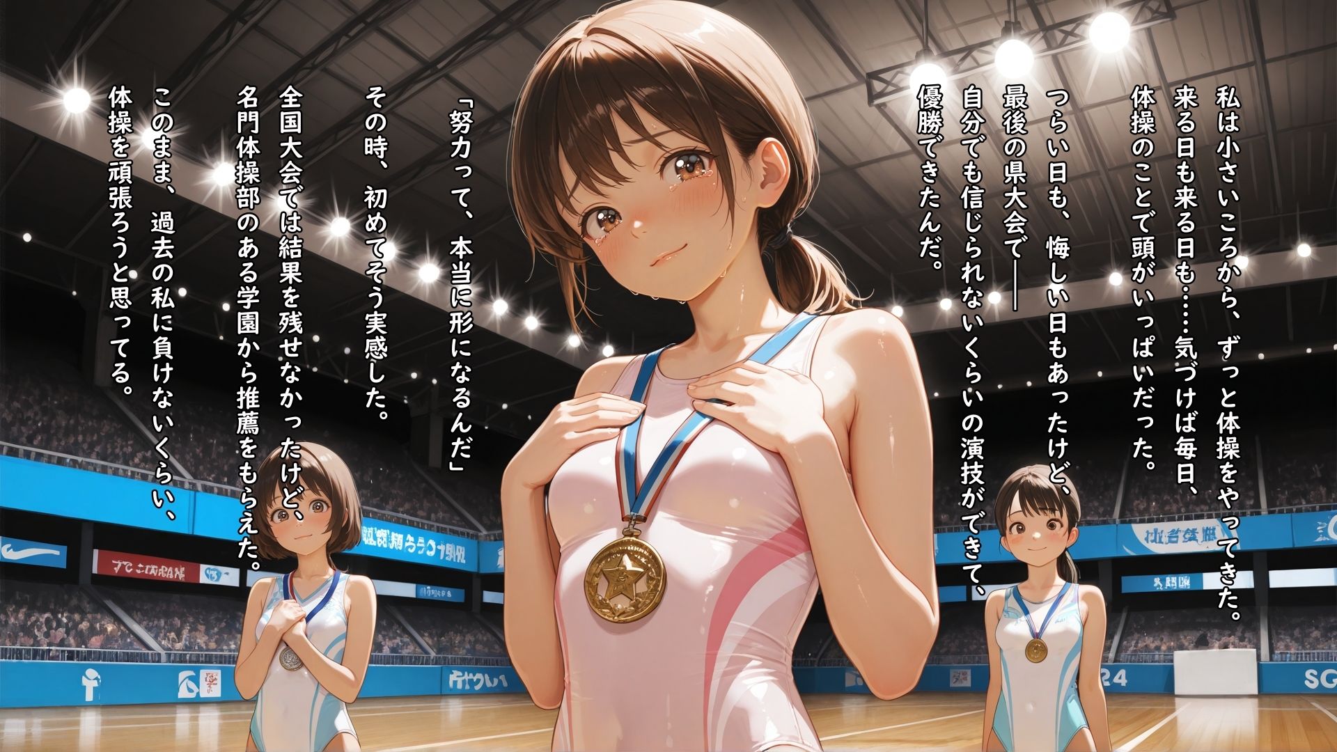 推薦で入部した新体操部の先輩に性玩具として敏感な性感帯を弄ばれ何回イってもやめてもらえない女の子