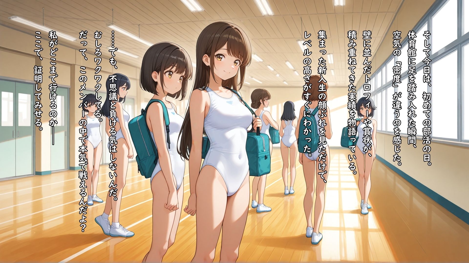 推薦で入部した新体操部の先輩に性玩具として敏感な性感帯を弄ばれ何回イってもやめてもらえない女の子