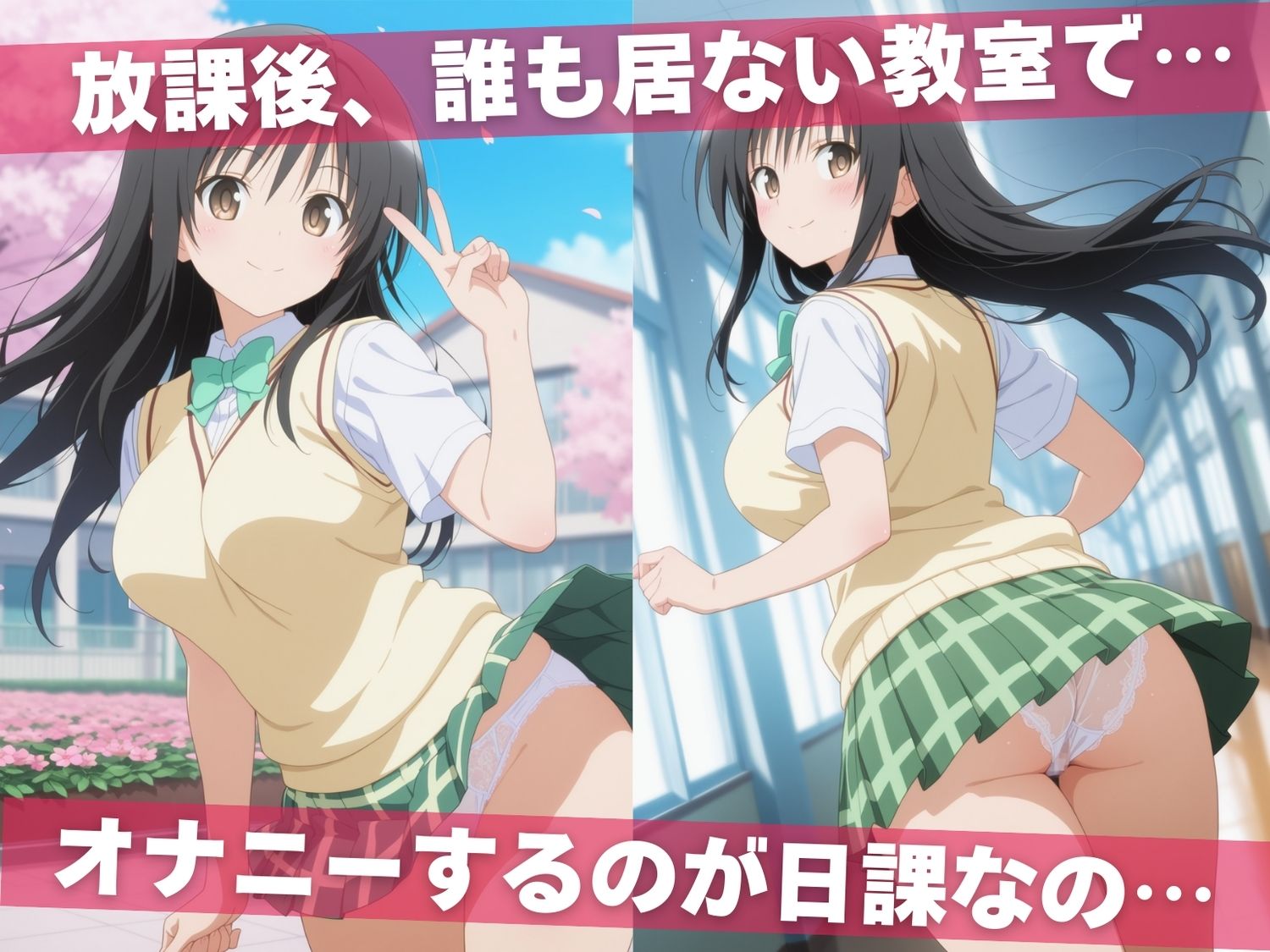 オナニー覗かれ、寝取られて  T●LOVEる（vol.1） 〜 学校編 〜 おじさんに暴かれた秘密