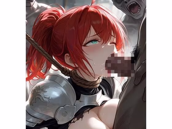 誇りを折られ、呼吸と理性を奪われる赤髪女騎士 逃げ場なき拘束と絞め上げ 編