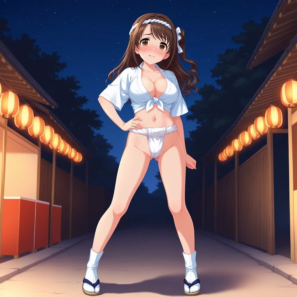 地図に載ってない村のロケでHな祭りに参加する事になったアイドル 島〇卯月編