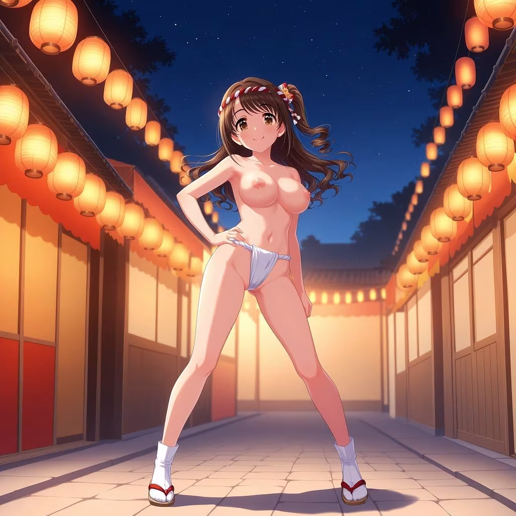 地図に載ってない村のロケでHな祭りに参加する事になったアイドル 島〇卯月編