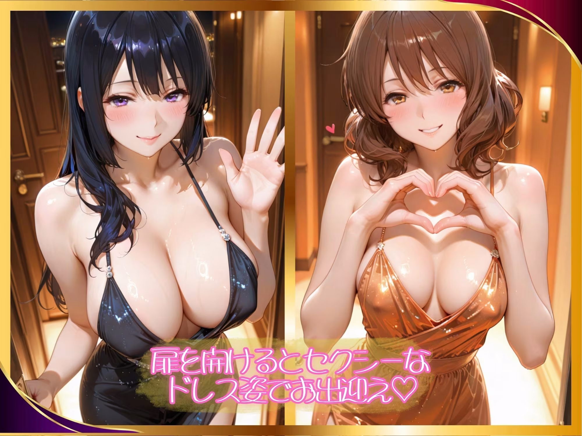 【高級風俗嬢】濃厚ご奉仕 〜響け！●ーフォニ●ム 黄前 ●美子＆高坂 ●奈〜