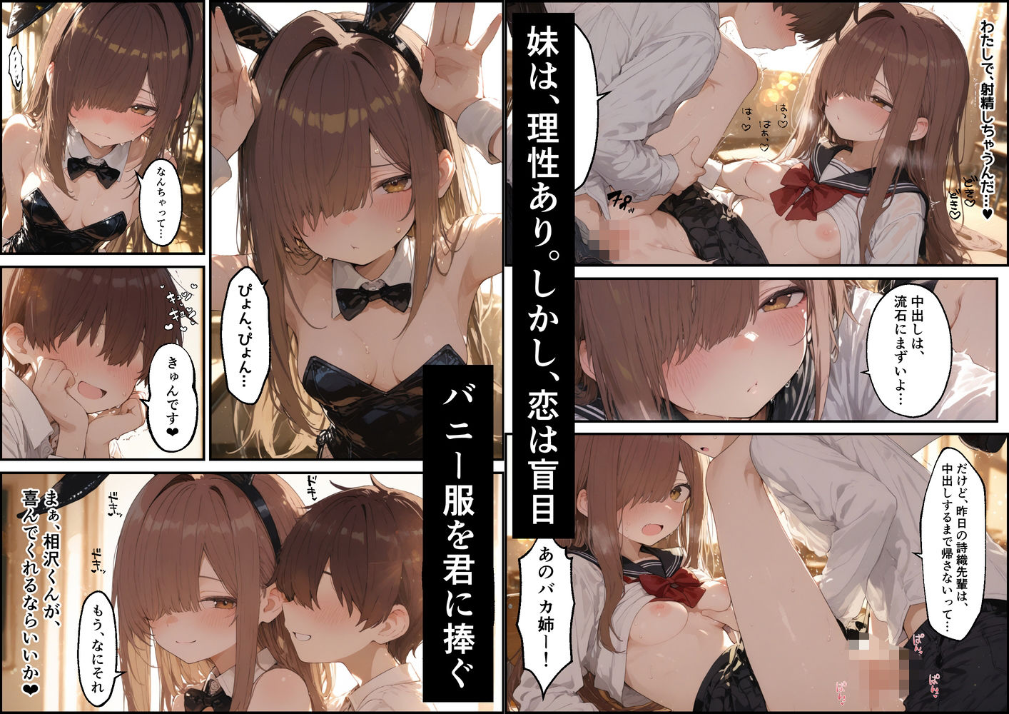 東雲姉妹の場合 - シコ許可もらおうとしたら、えっちな展開になる話