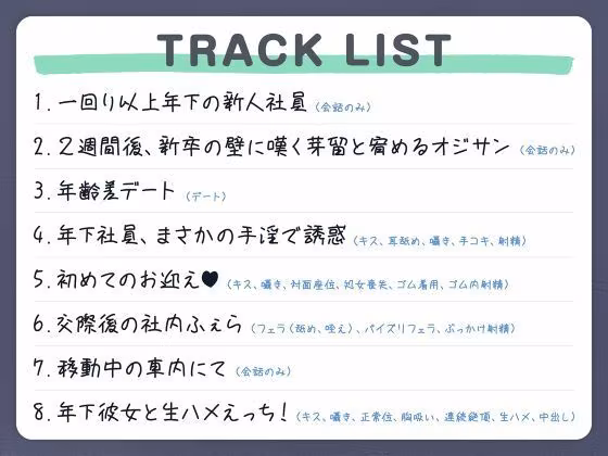 「もっと抱いて（はーと）」若さ爆発の新卒彼女と始めるあまあま年の差性活