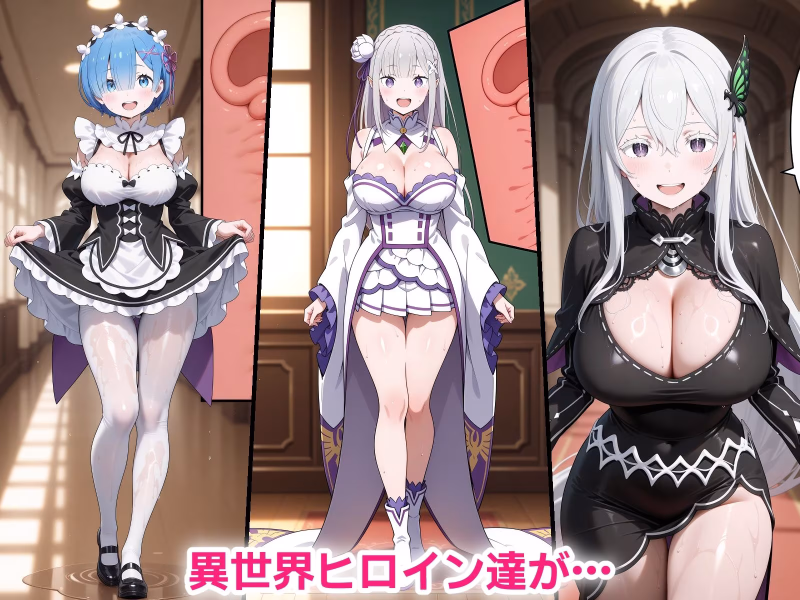 催●おじさんに寝取られる異世界ヒロインの三人〜全員メス堕ち・孕ませ〜