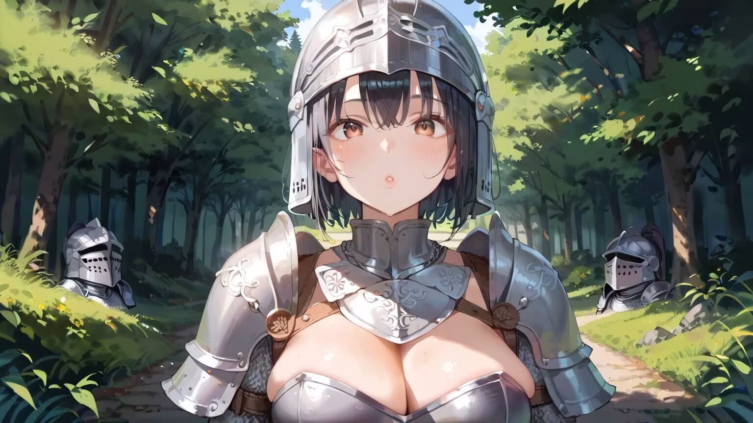 無骨な女剣士は、エロに弱い…・400P