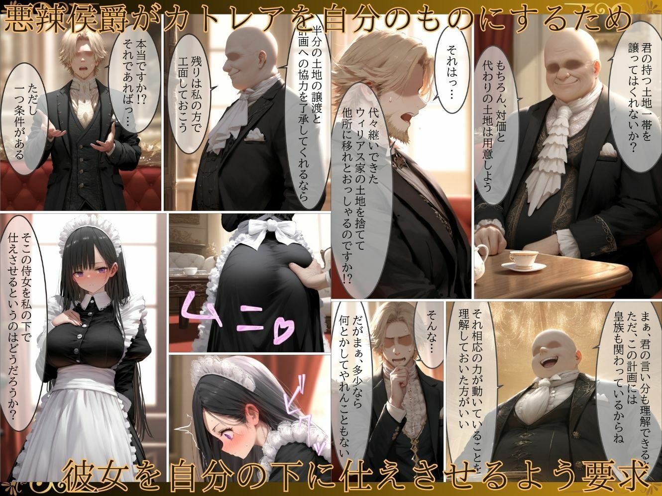 貴族メイドが悪辣侯爵に堕とされるまで