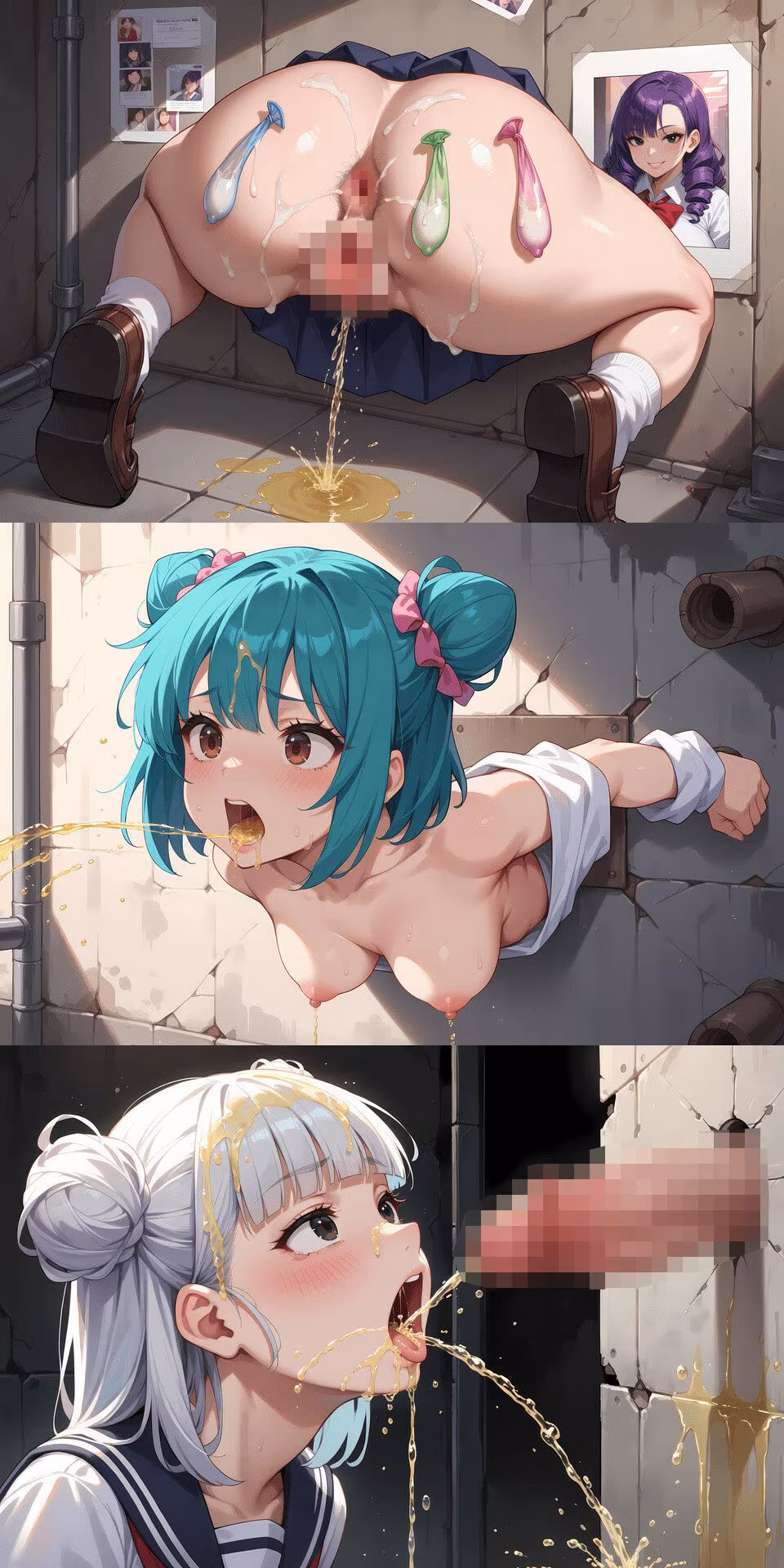 飲尿放尿おしっこ倶楽部【制服娘】