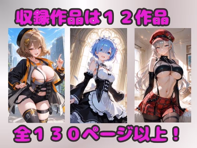 アニメ・ゲーム ヒロイン画集Vol1  お隣の天使様・FGO・NIKKE・このすば など