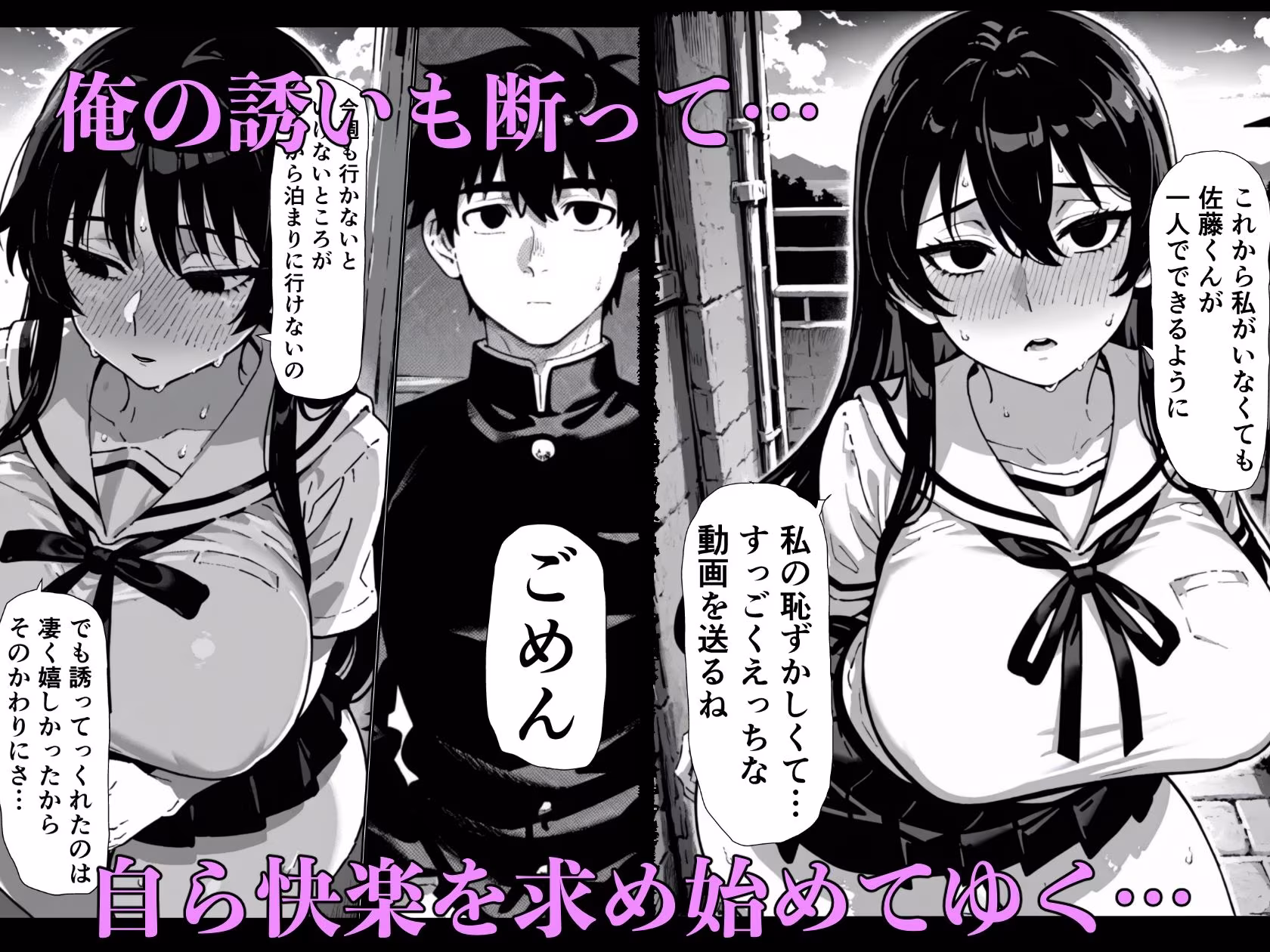 清楚巨乳彼女がオナホに堕ちるまで