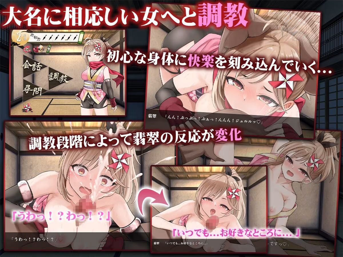 蜜壺の檻〜囚われくのいちの献上録〜