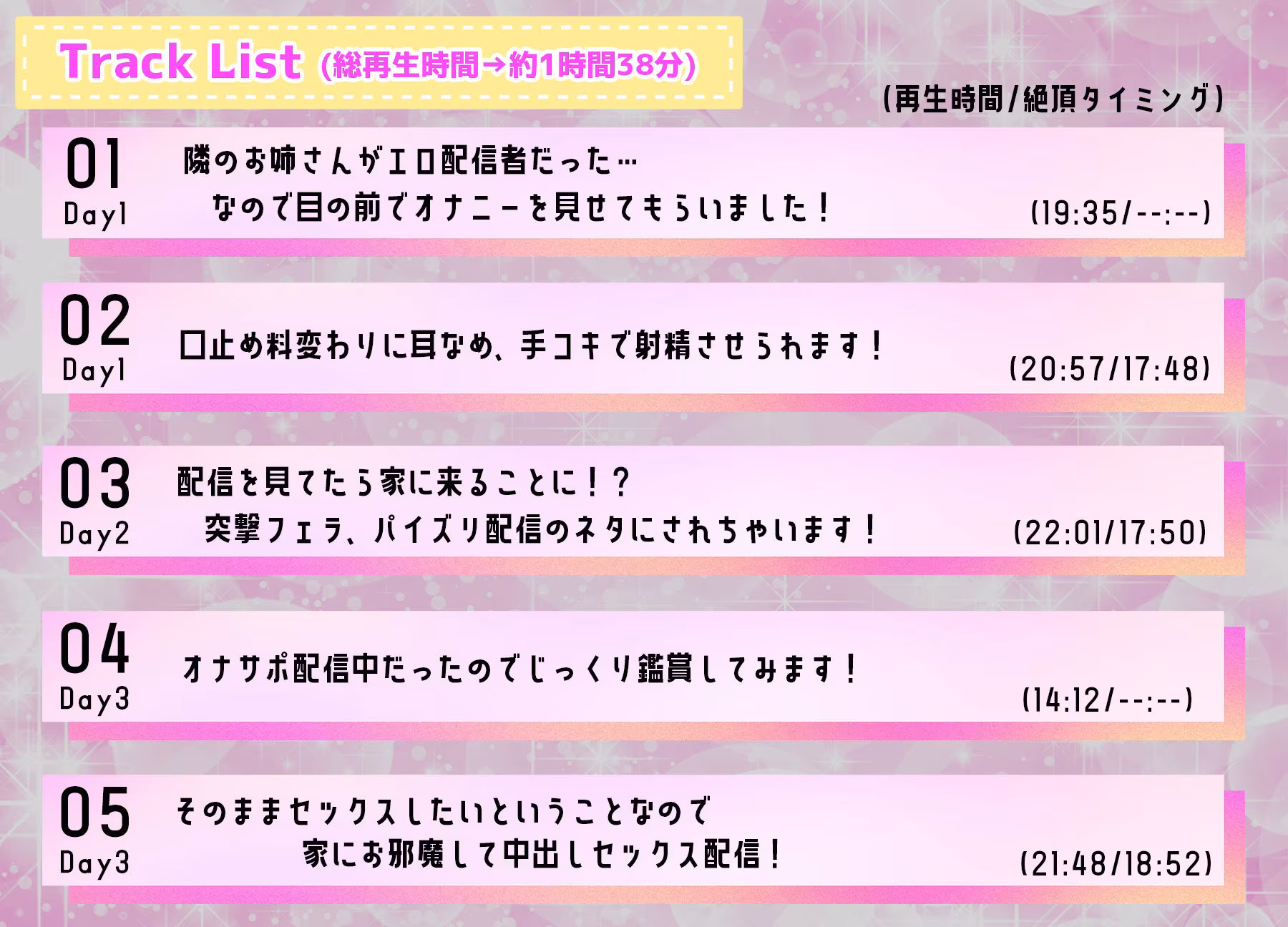 【期間限定231円】隣に住んでるお姉さんがオナニー配信大好きのヤリマンビッチでした 〜性奴●として配信用のおもちゃにされちゃいます〜